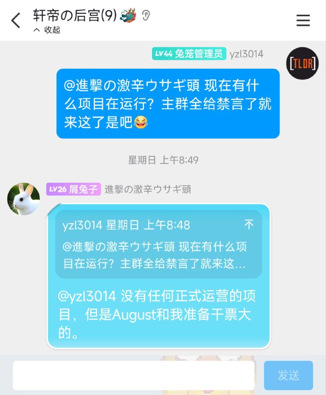 August与 Chu 联合开发的高度保密项目 ShuaiSeng.com (帅僧网) 将于2025年下半年上线2024年3月8日晚上9:21，yzl3014在备用QQ群中提到了August在QQ主页的公司名称中的网站：Shuaiseng.com, Inc.在询问过后，August表示“不便透露”，仅在回答中表示“比论坛高级一点”